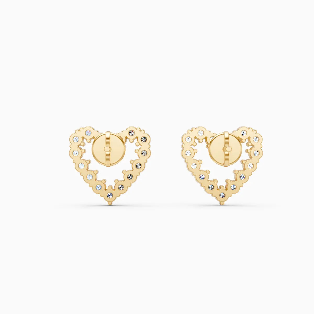 Celeste Heart Lab Grown Diamond Studs