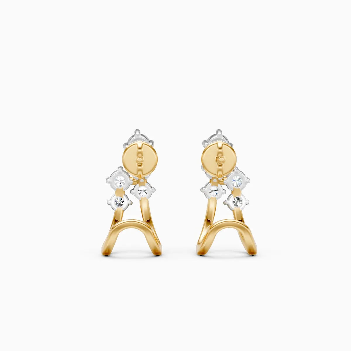 Modern Arc Lab Grown Diamond Earrings