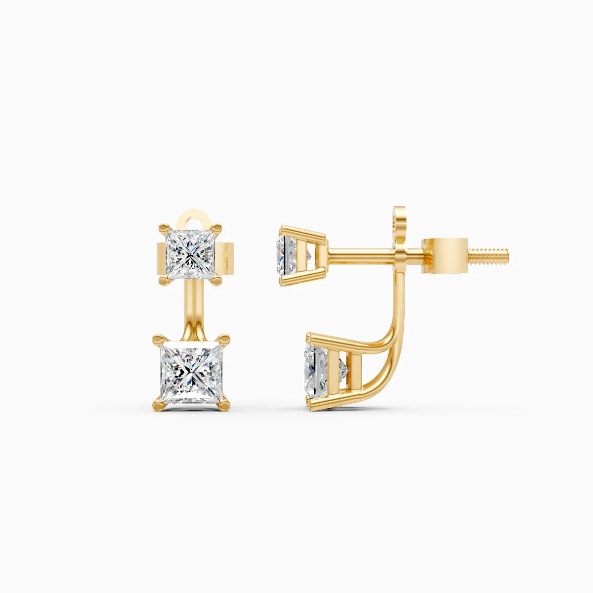 Princess Duo Drop Studs