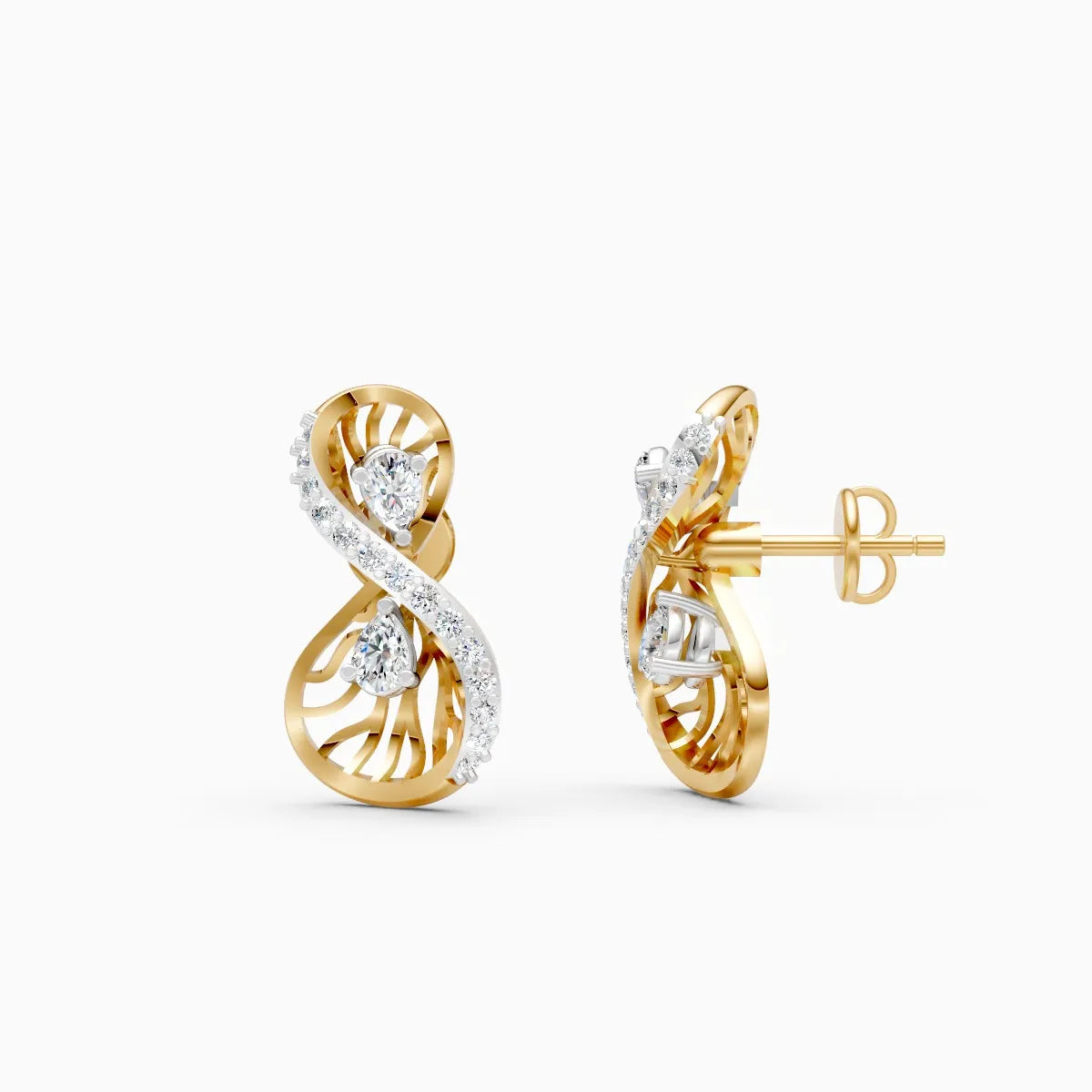 Infinity Glow Lab Grown Diamond Earrings