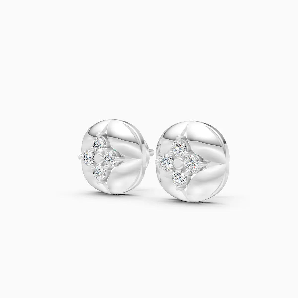 Compass Star Disc Studs