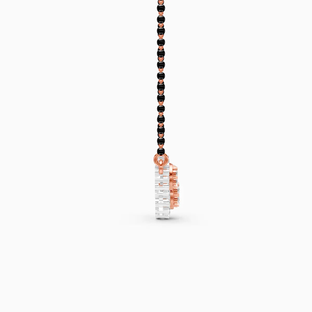 Beautiful Three Diamond-Studded Mangalsutra