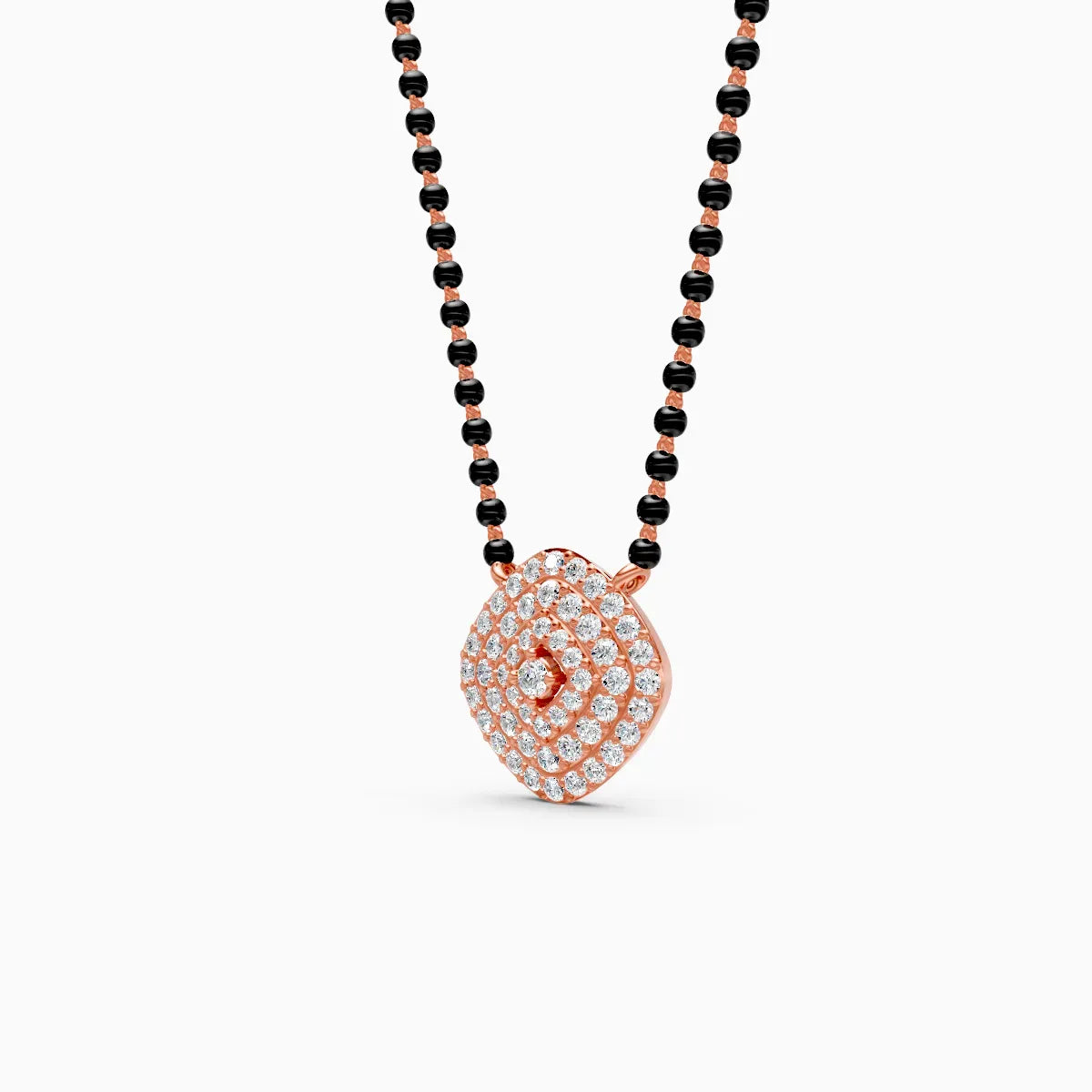 Cushion Shape Lab Grown Diamond Mangalsutra