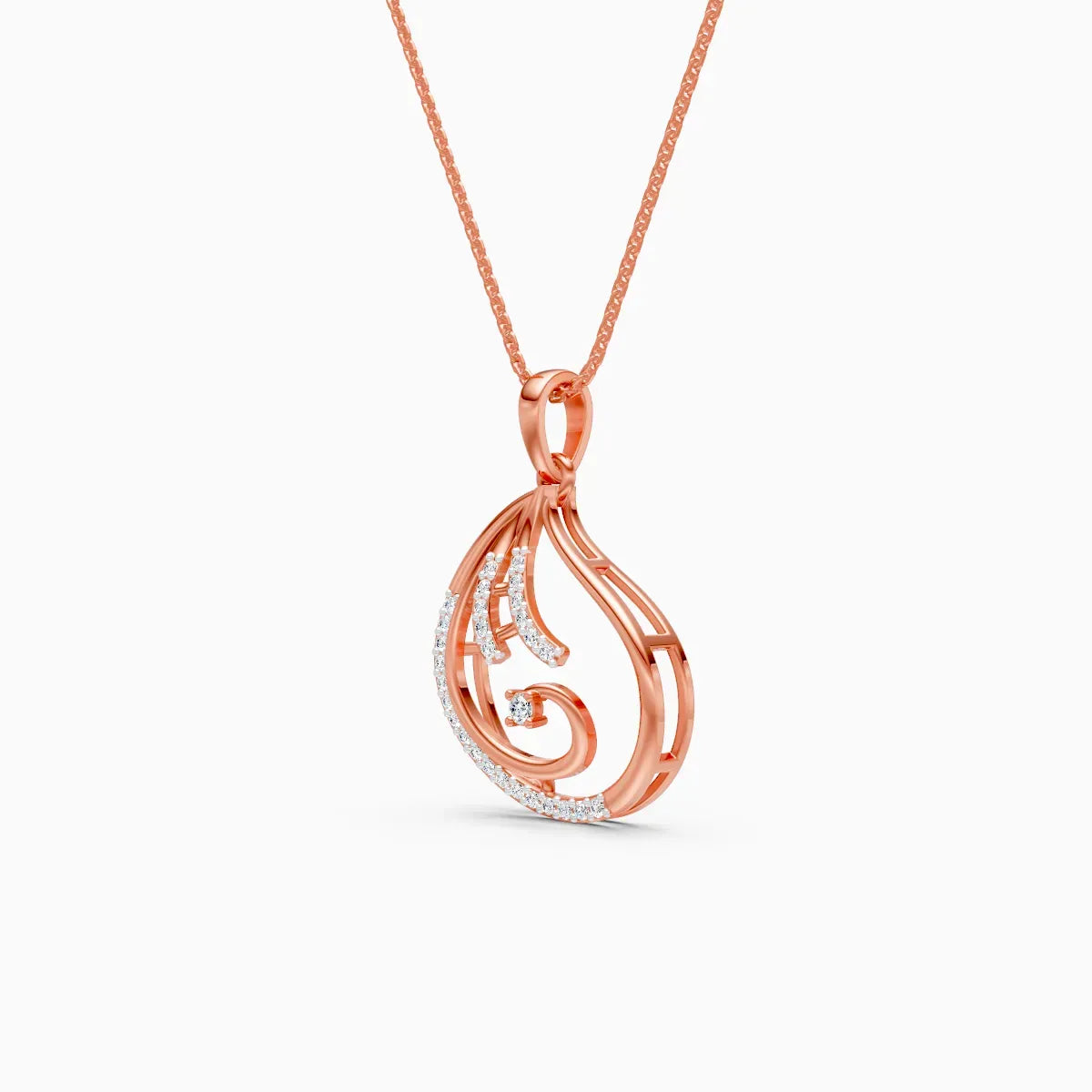 Elegant Stylish Lab Grown Diamond Pendant