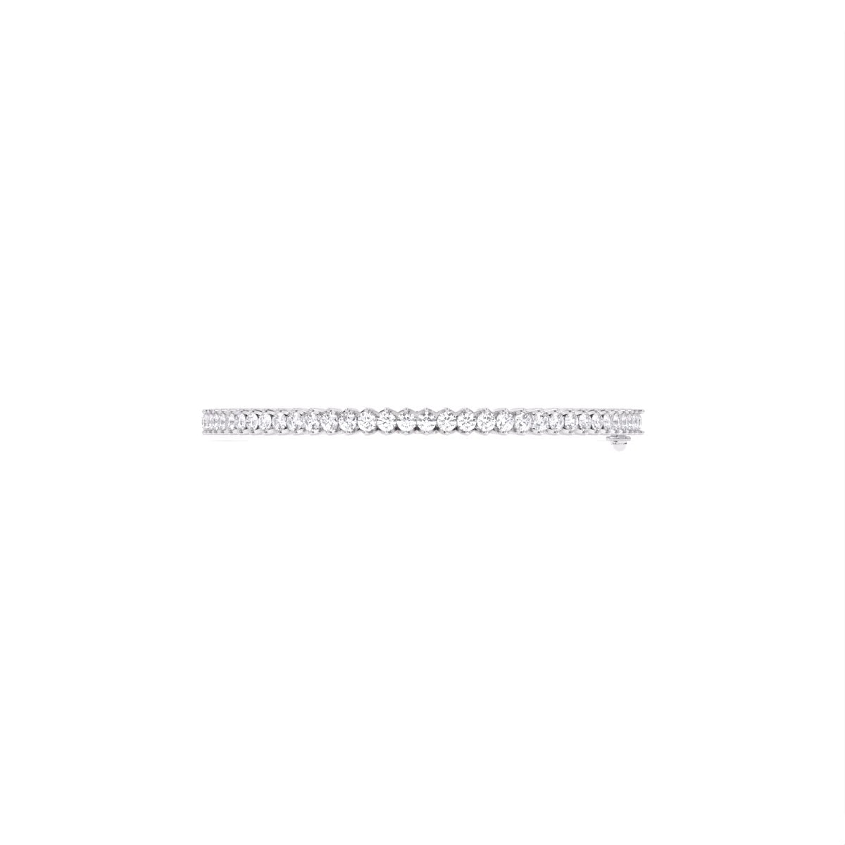 Round Solitaire Lab Grown Diamond Bangles