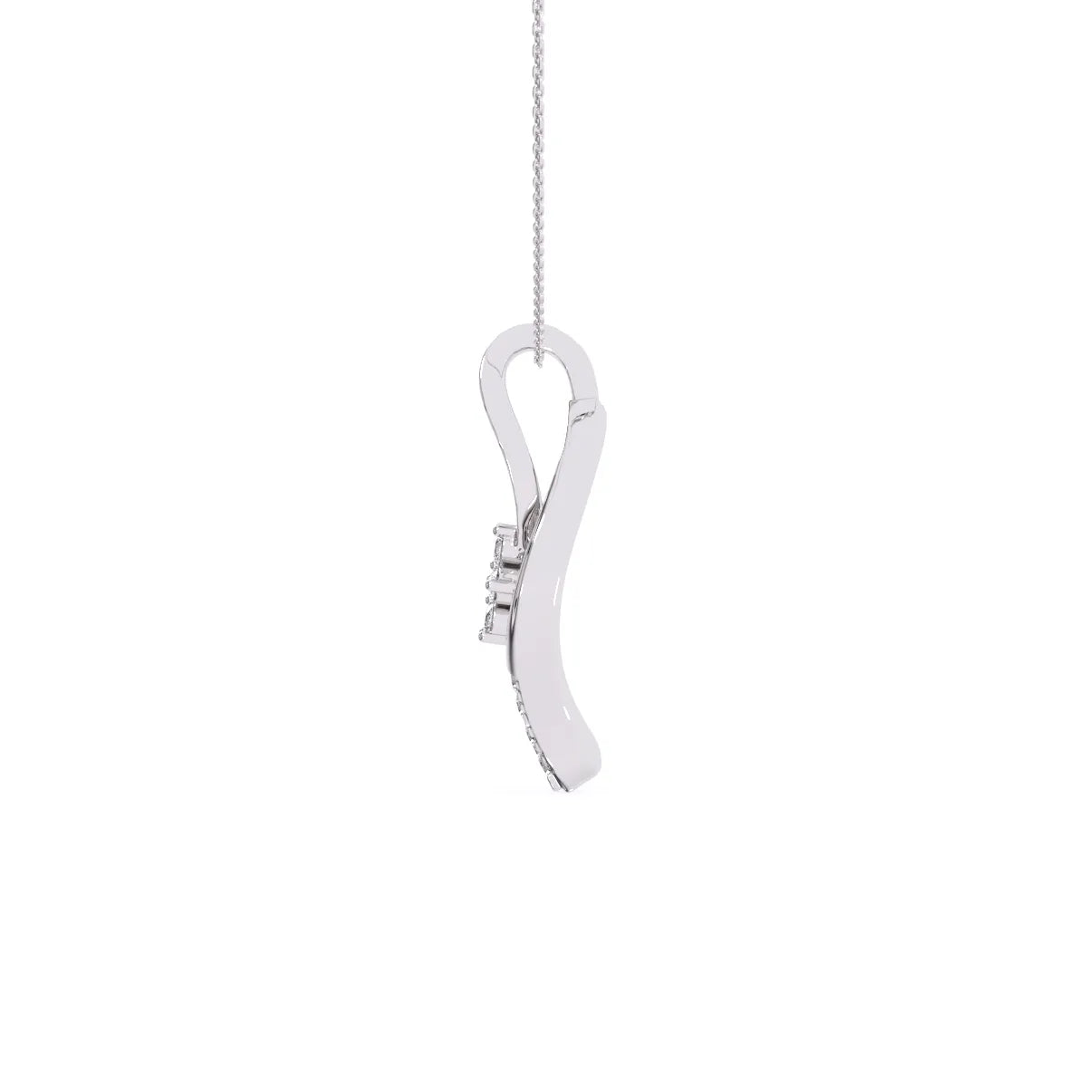 Curved leaves cluster Pendant