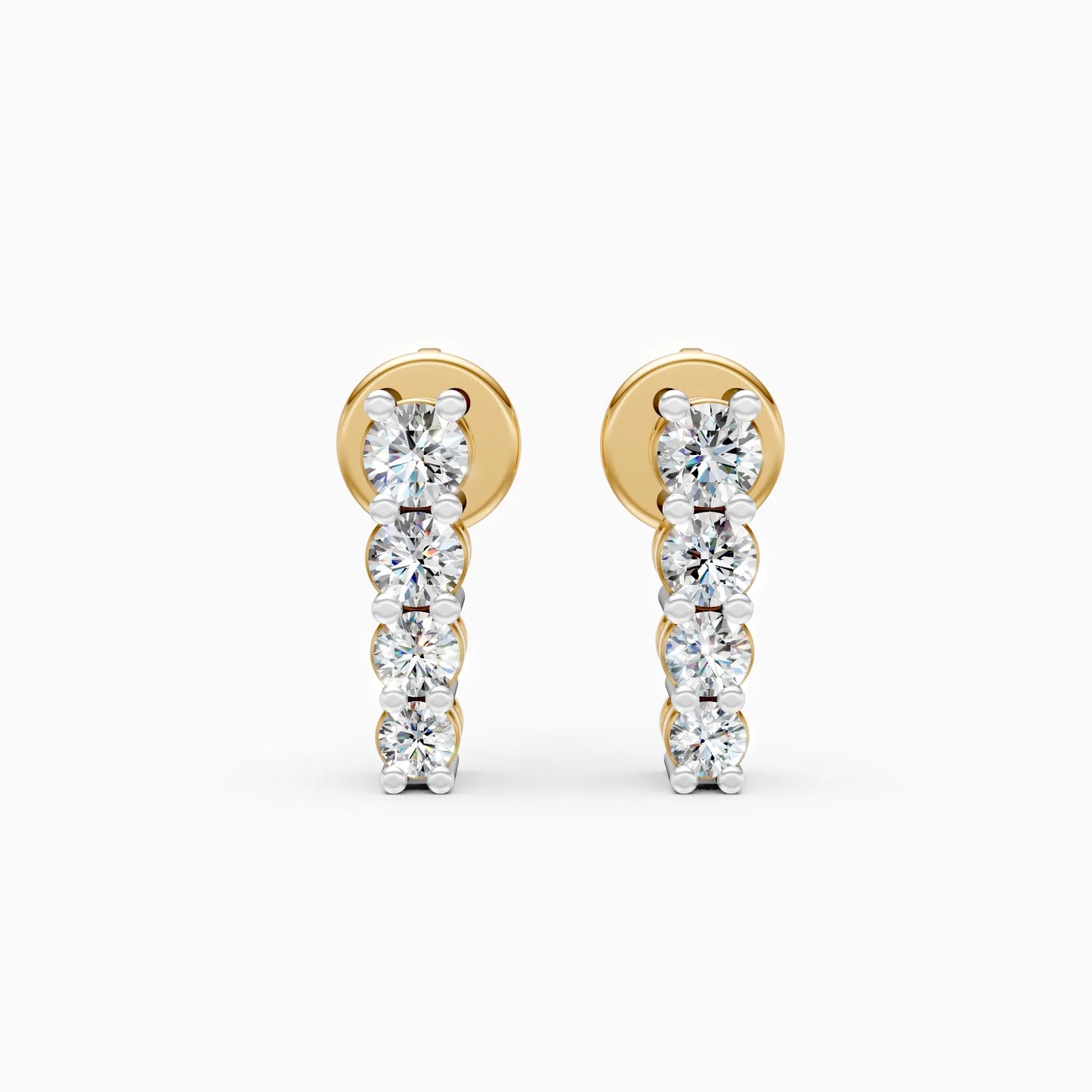 Minimal Luxe Lab Grown Diamond Ear Studs