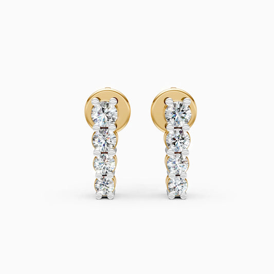 Minimal Luxe Lab Grown Diamond Ear Studs