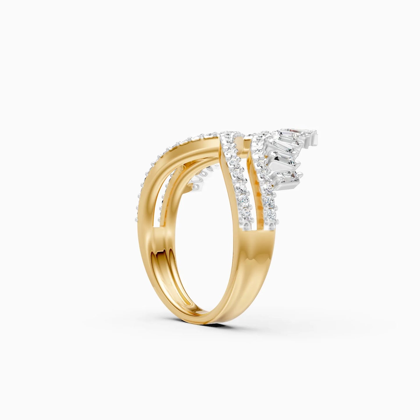 Royal Crown Style Lab Grown Diamond Ring