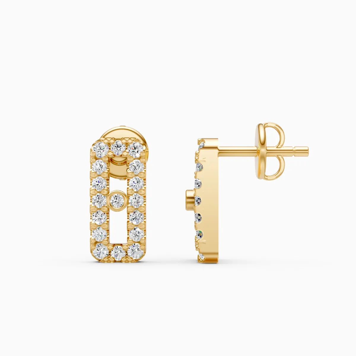 Delicate Radiance Diamond Studs earrings