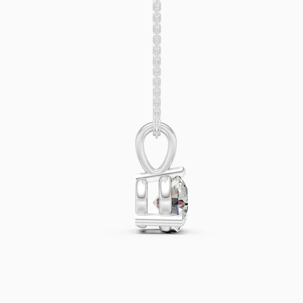 Pure Glow Solitaire Pendant