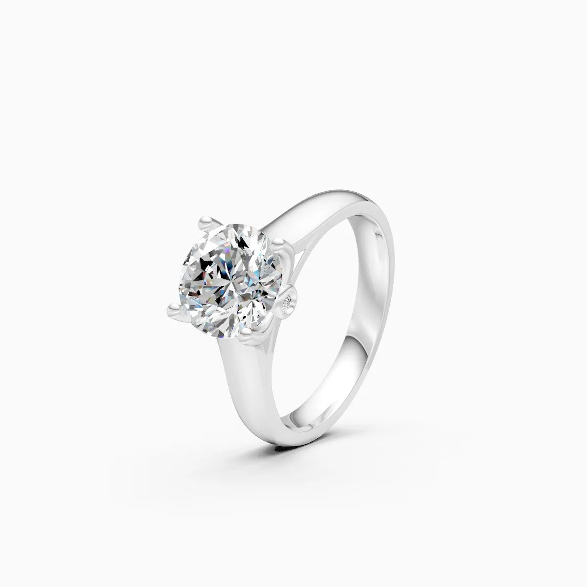 Stunning Single Solitaire Diamond Engagement Ring