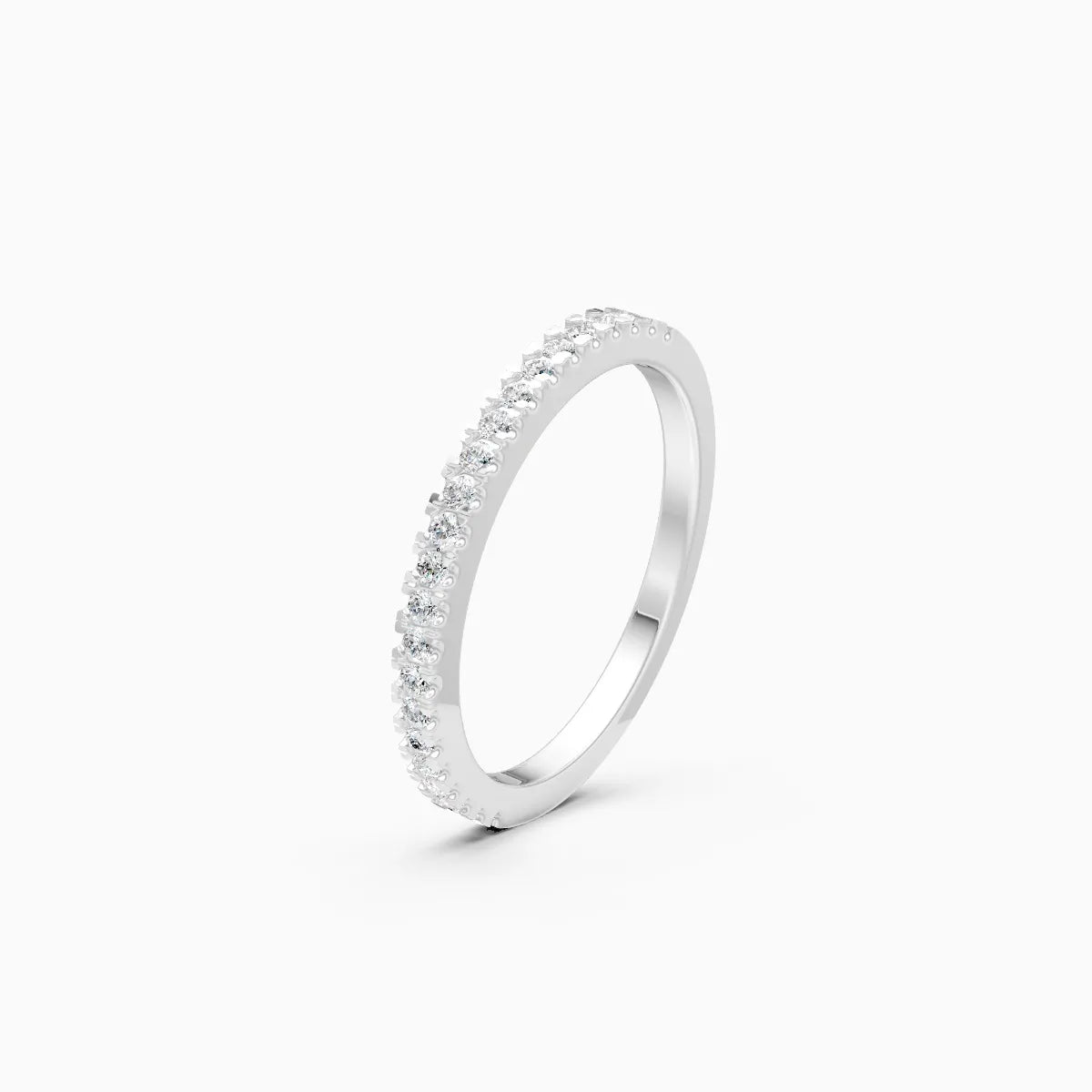 Dainty Diamond Row Band Ring