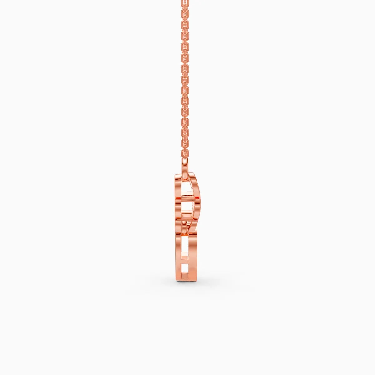 Wings With Heart Diamond Pendant Necklace