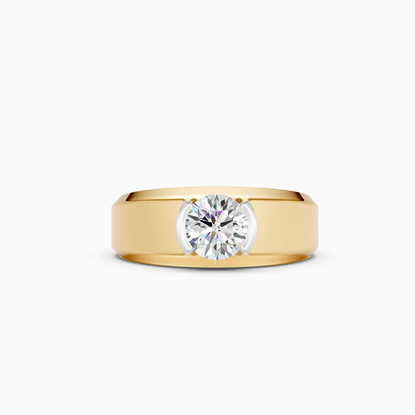 Refined Charm Solitaire Diamond Ring