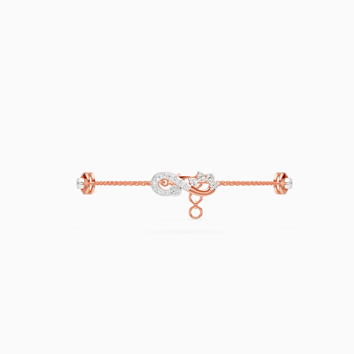 Infinity Shape Round Box Chain Bracelet
