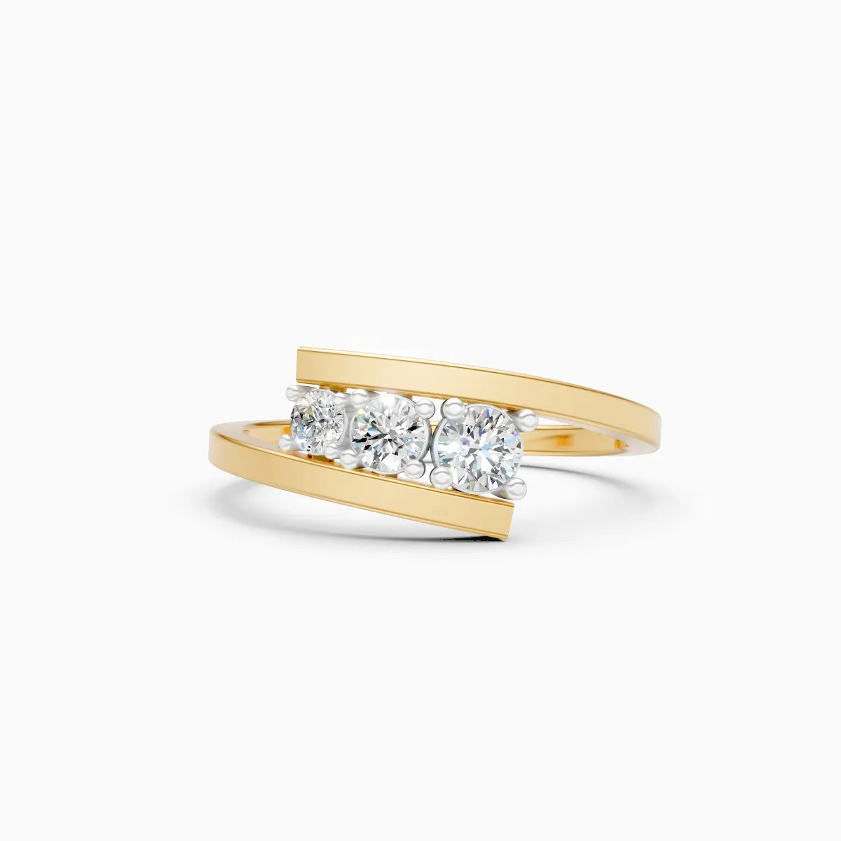 Crossover Glow Lab Grown Diamond Ring