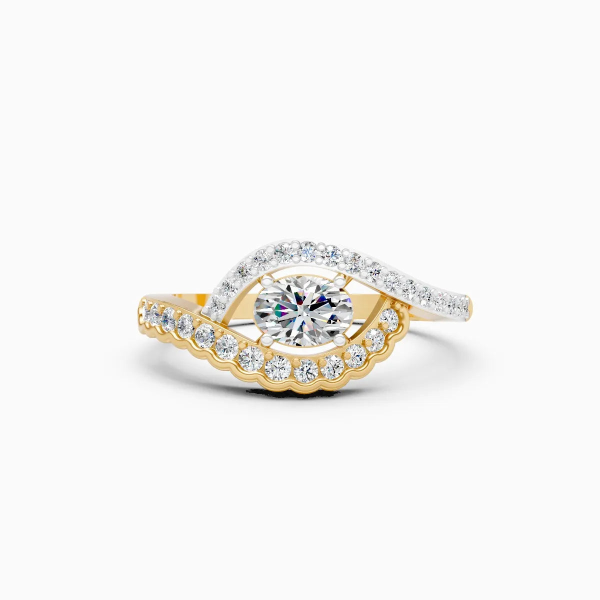 Eclat Curve Lab-Grown Diamond Ring