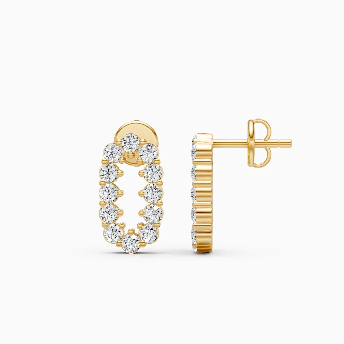 Grace Loop Lab Grown Diamond Earrings