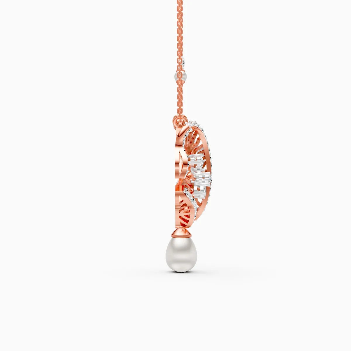 Butterfly Bloom Lab Grown Diamond Pendant