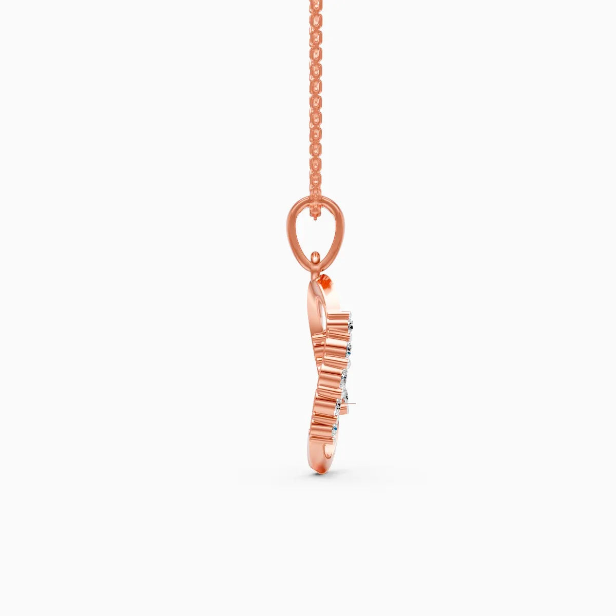 Modern Orbit Lab Grown Diamond Pendant