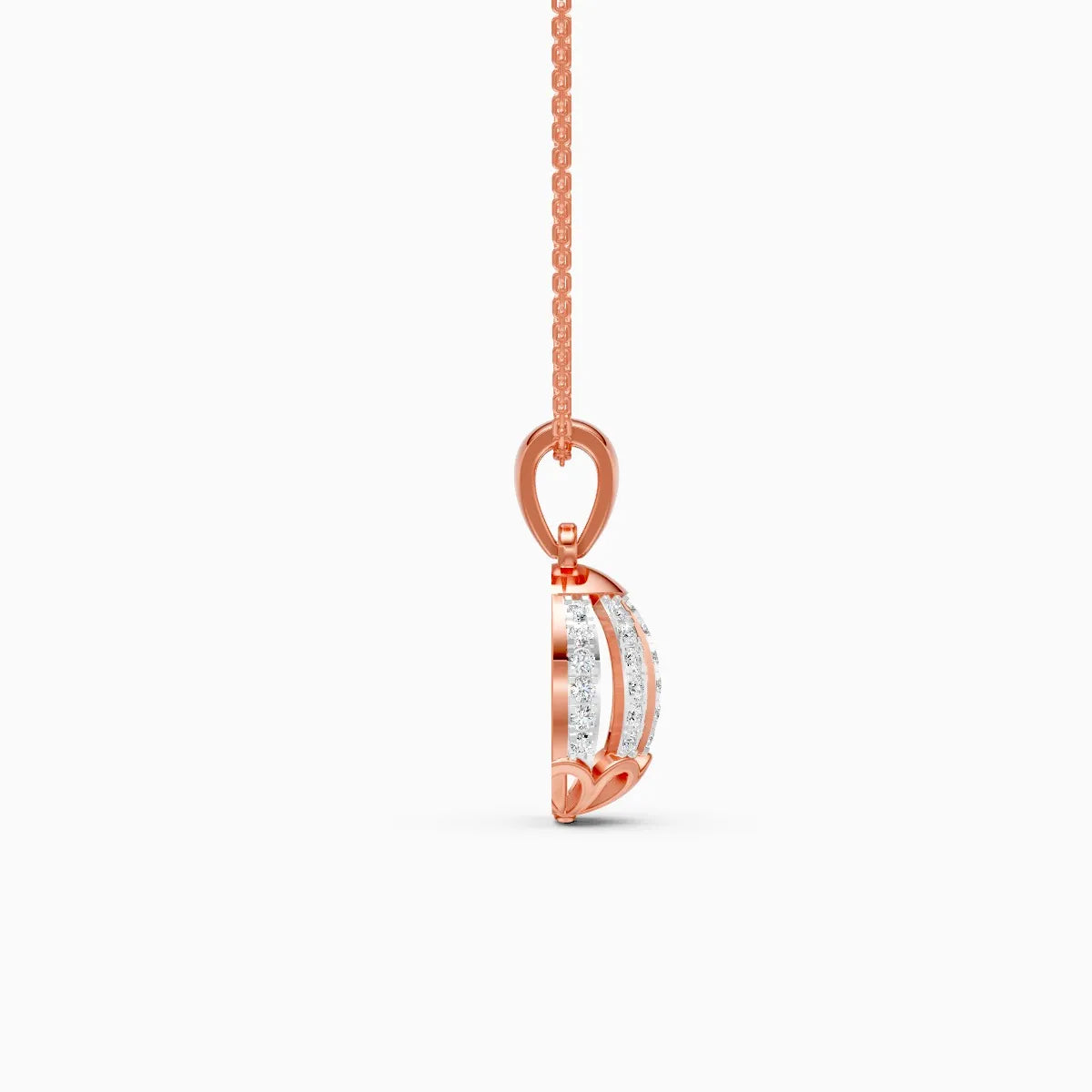Artistic Ball Diamond Daily Wear Pendant