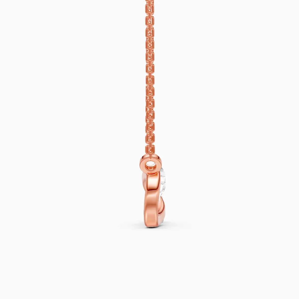 Infinity Love Lab Grown Diamond Necklace