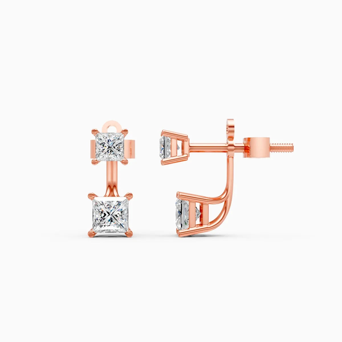 Princess Duo Drop Studs