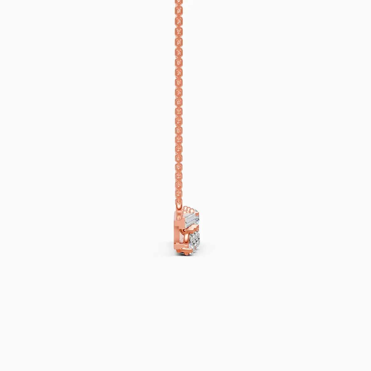 Pear-Cut Drop Diamond Necklace