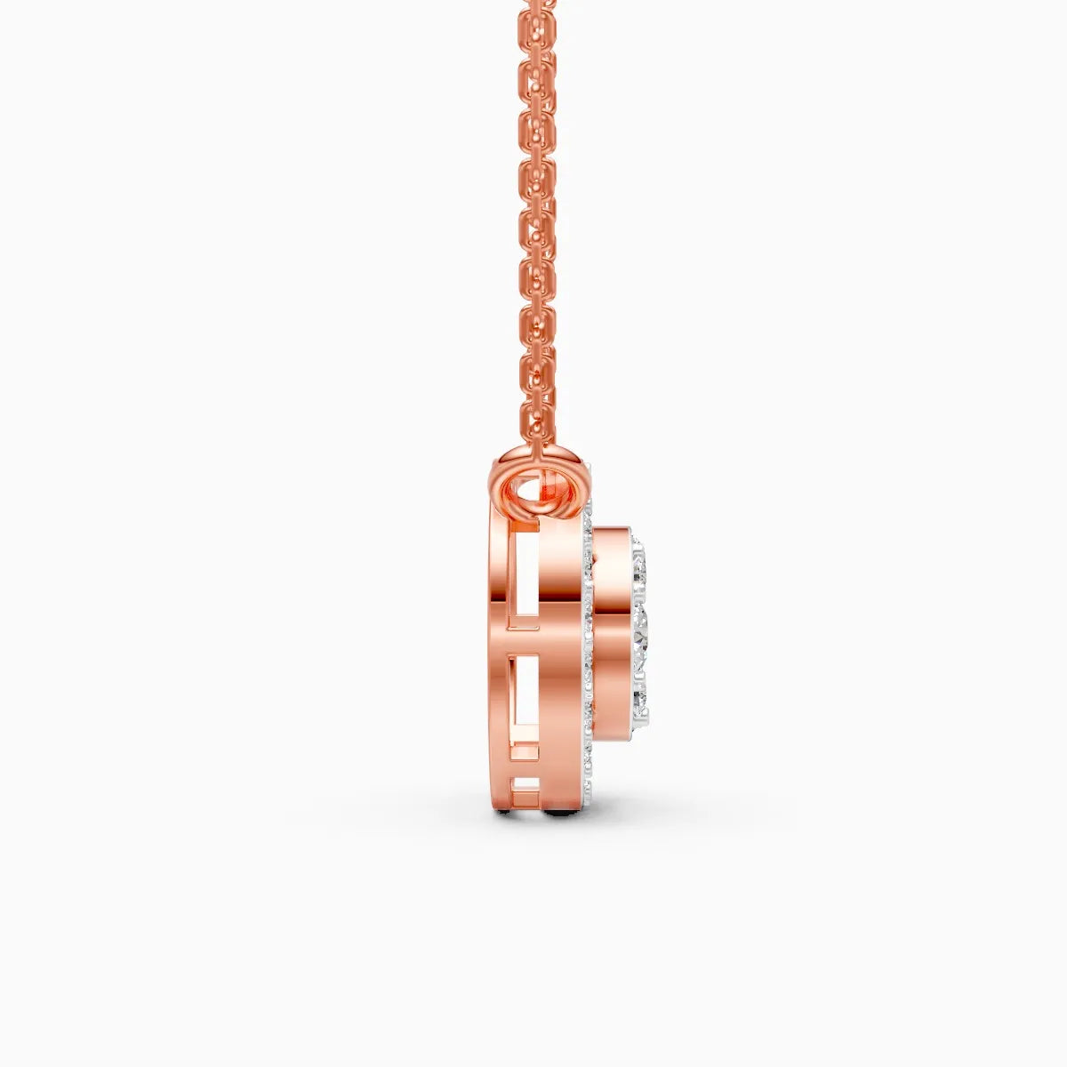 Stunning Circular Diamond Necklace