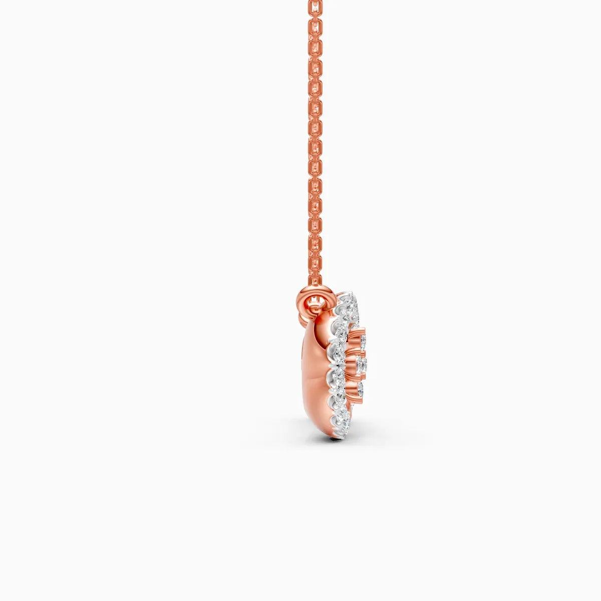 Infinity Embrace Delicate Diamond Necklace