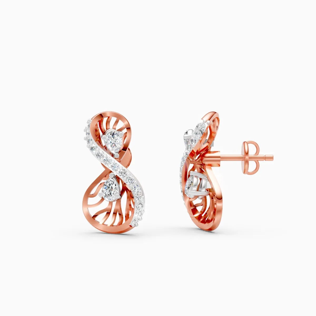 Infinity Glow Lab Grown Diamond Earrings