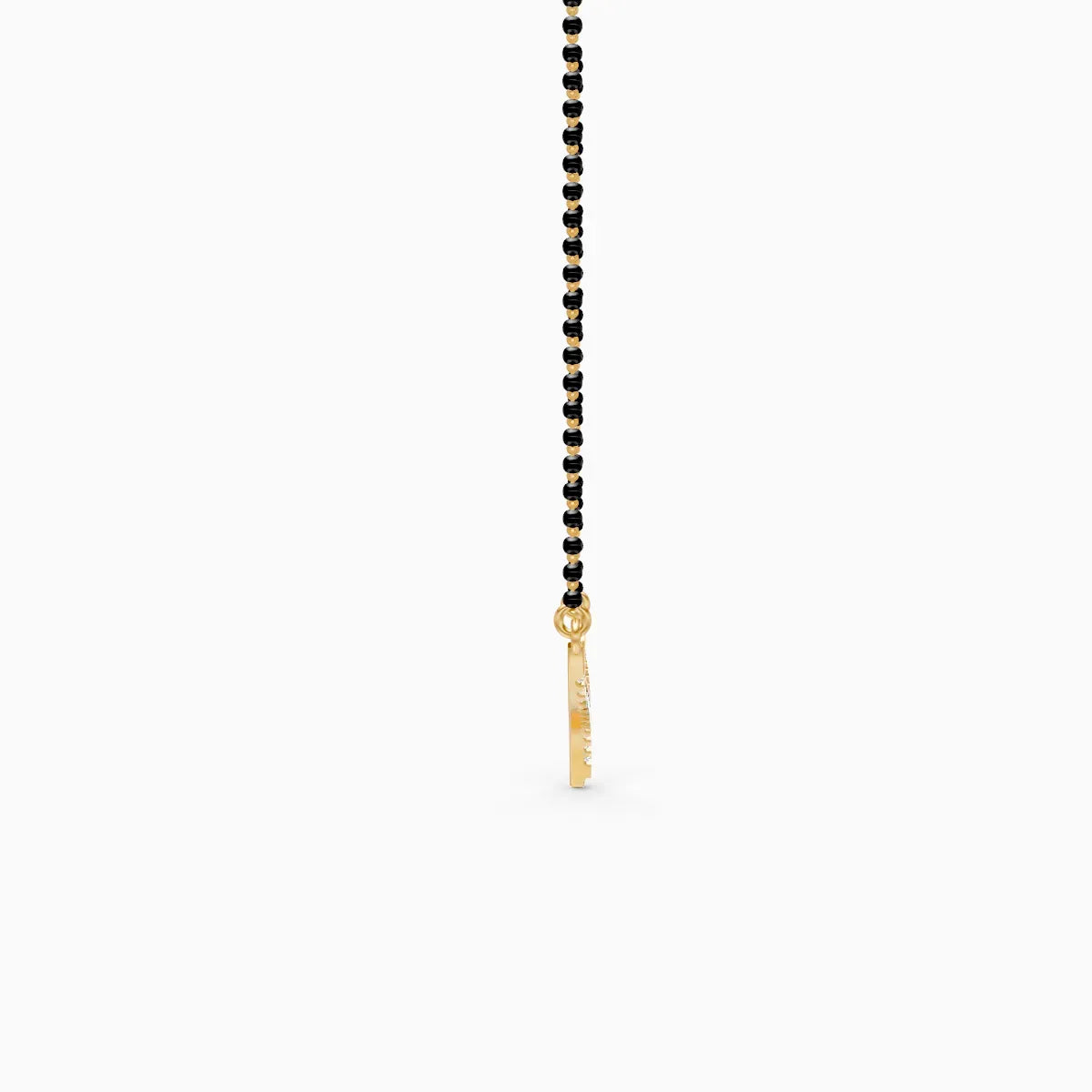 Elegant V Shape Curve Diamond Mangalsutra