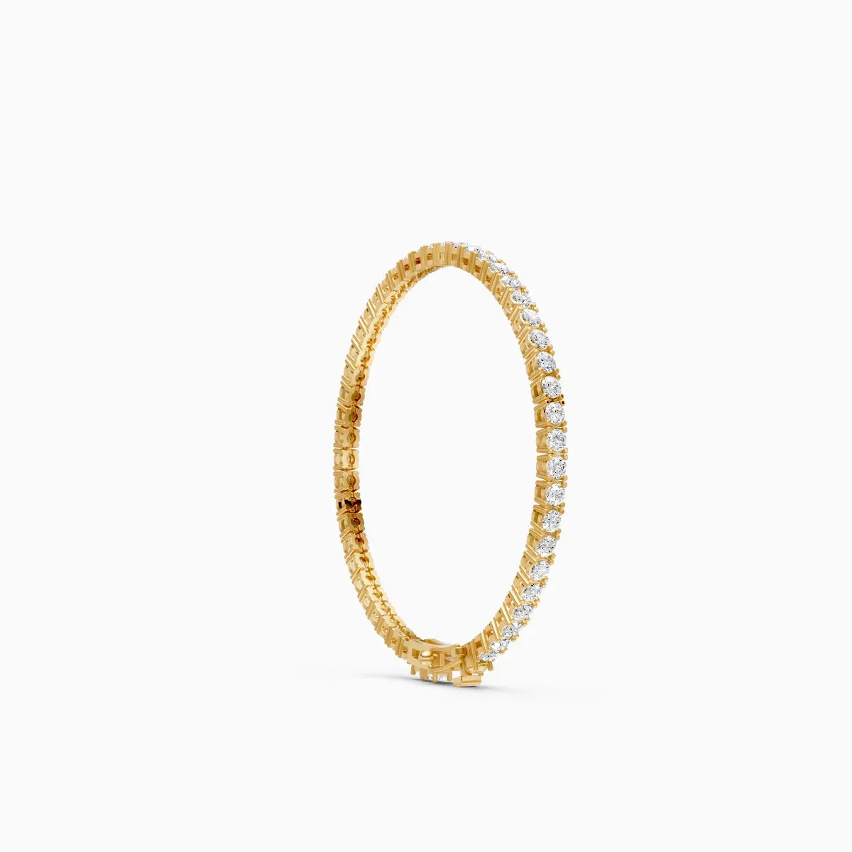 Round Solitaire Tennis Bracelet