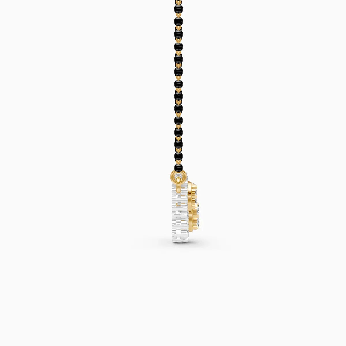 Beautiful Three Diamond-Studded Mangalsutra