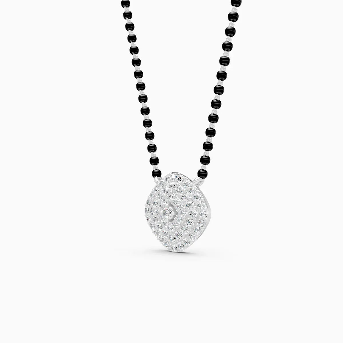 Cushion Shape Lab Grown Diamond Mangalsutra