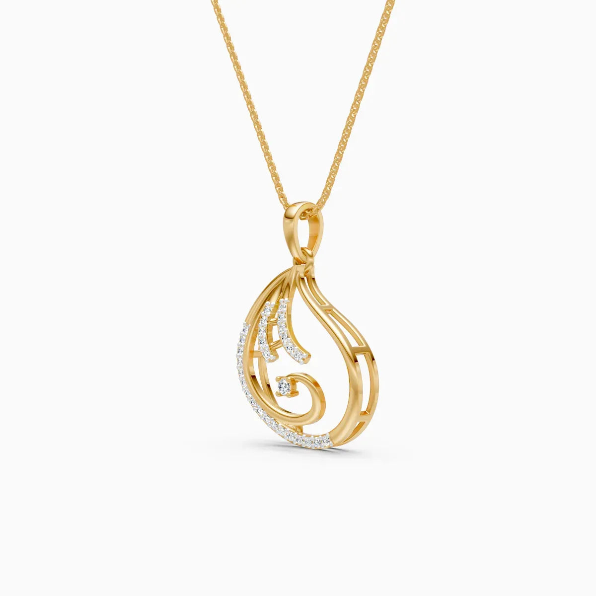 Elegant Stylish Lab Grown Diamond Pendant