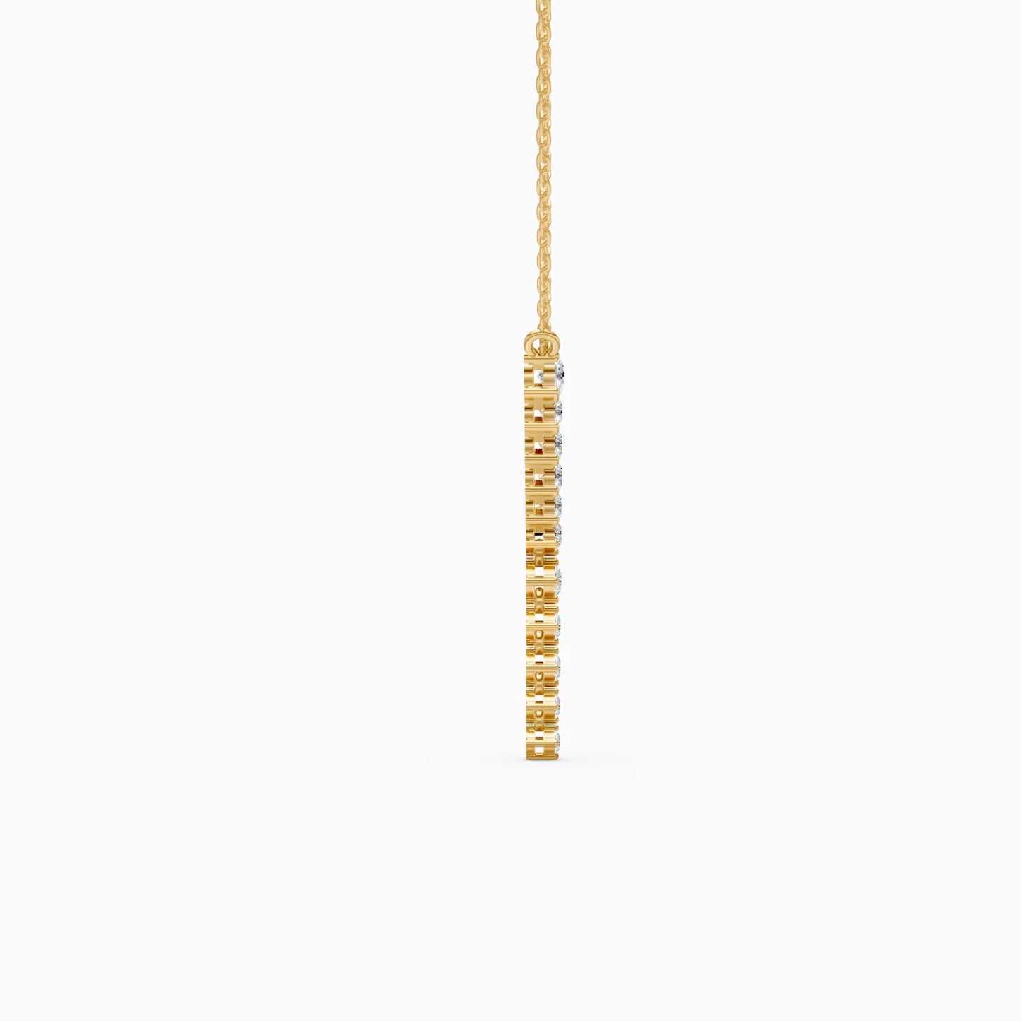 Aurora Line Lab Grown Diamond Necklace