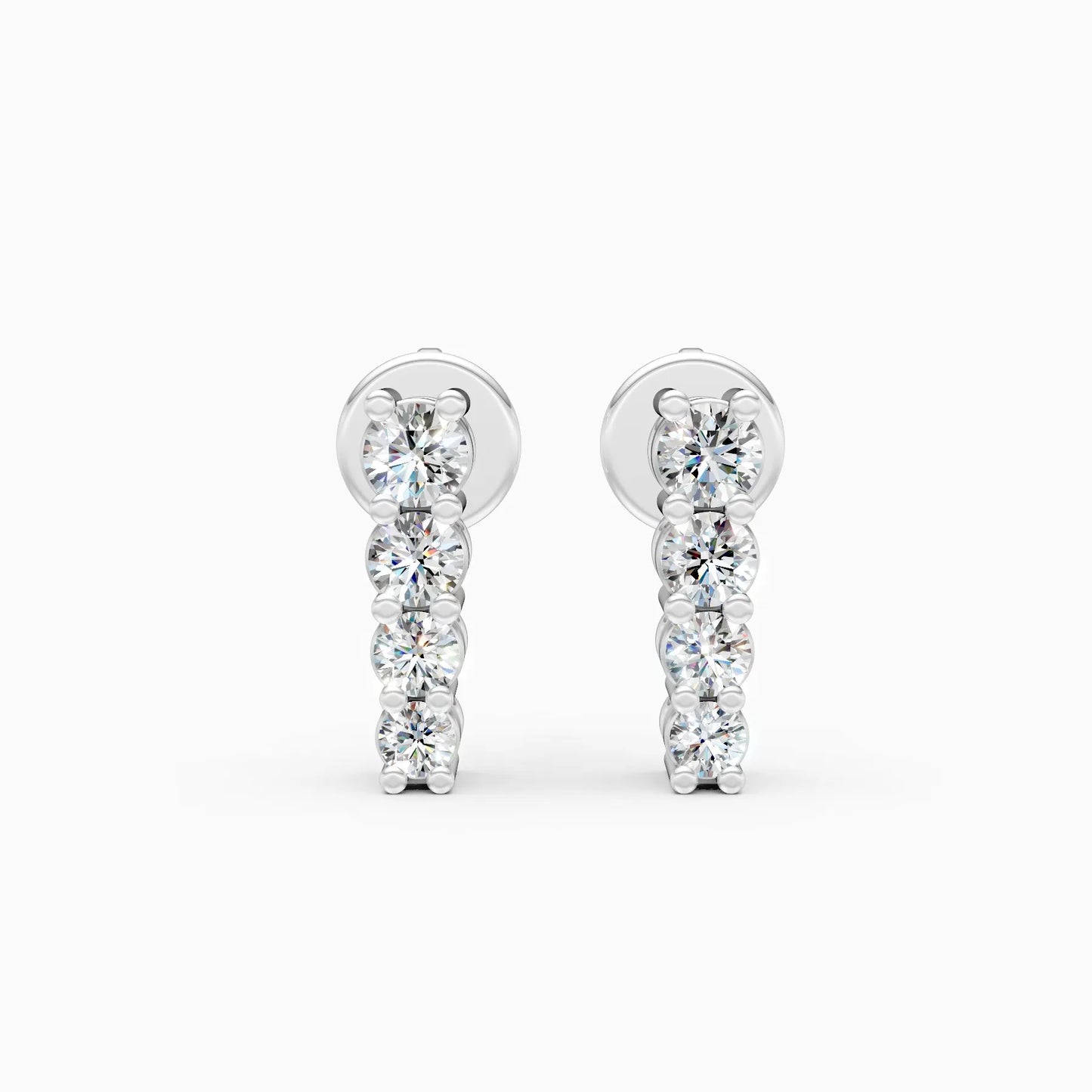 Minimal Luxe Lab Grown Diamond Ear Studs