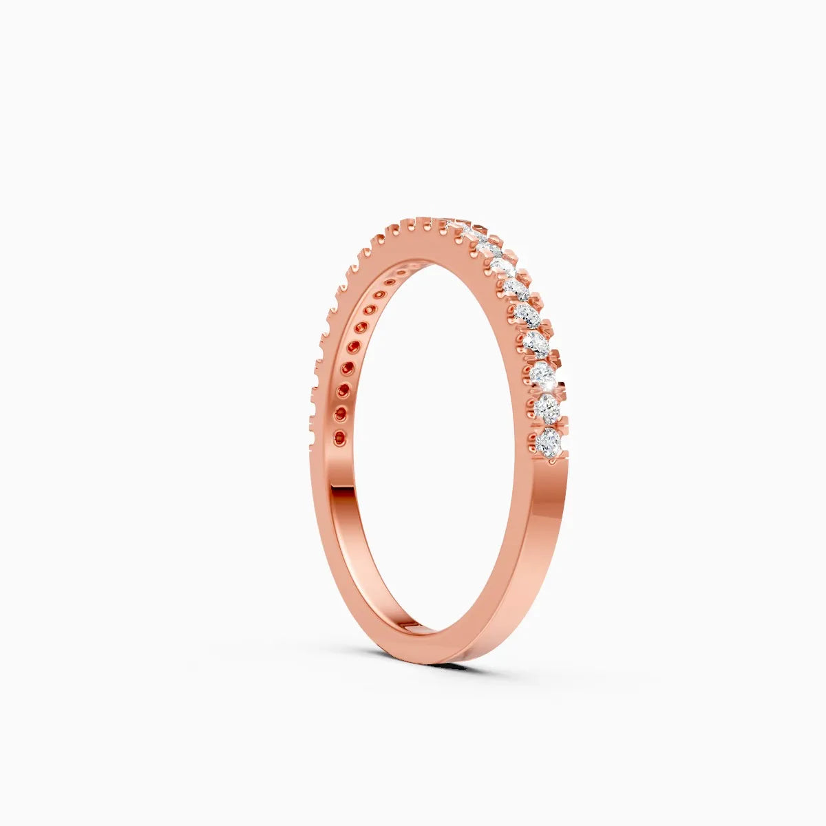 Dainty Diamond Row Band Ring