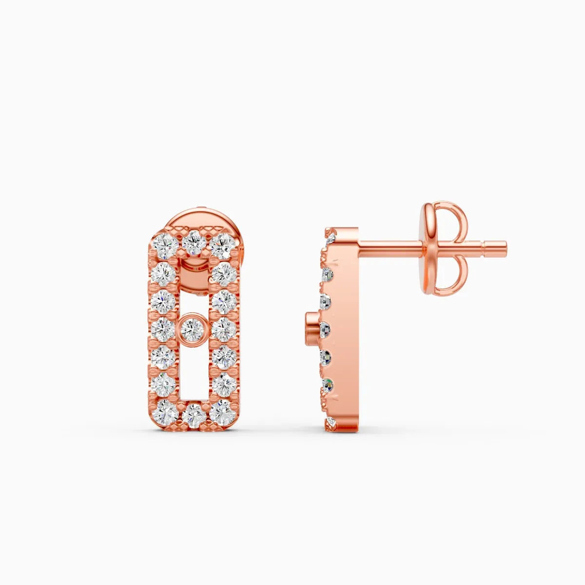 Delicate Radiance Diamond Studs earrings