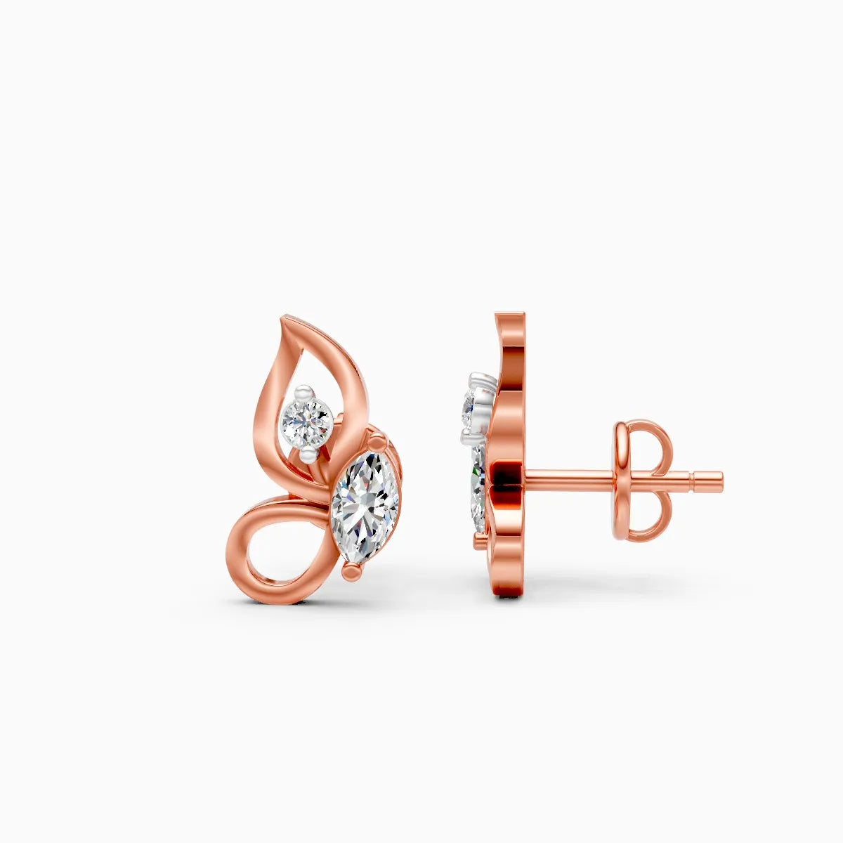 Butterfly Bloom Lab Grown Diamond Studs