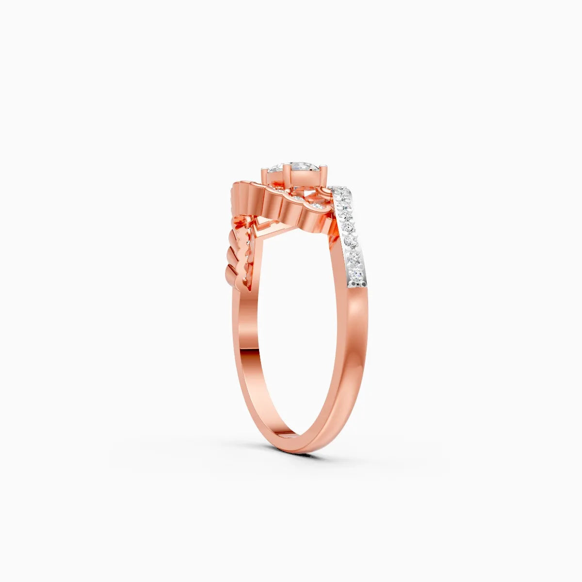 Eclat Curve Lab-Grown Diamond Ring