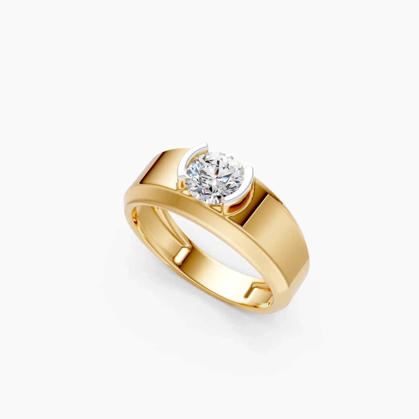Refined Charm Solitaire Diamond Ring