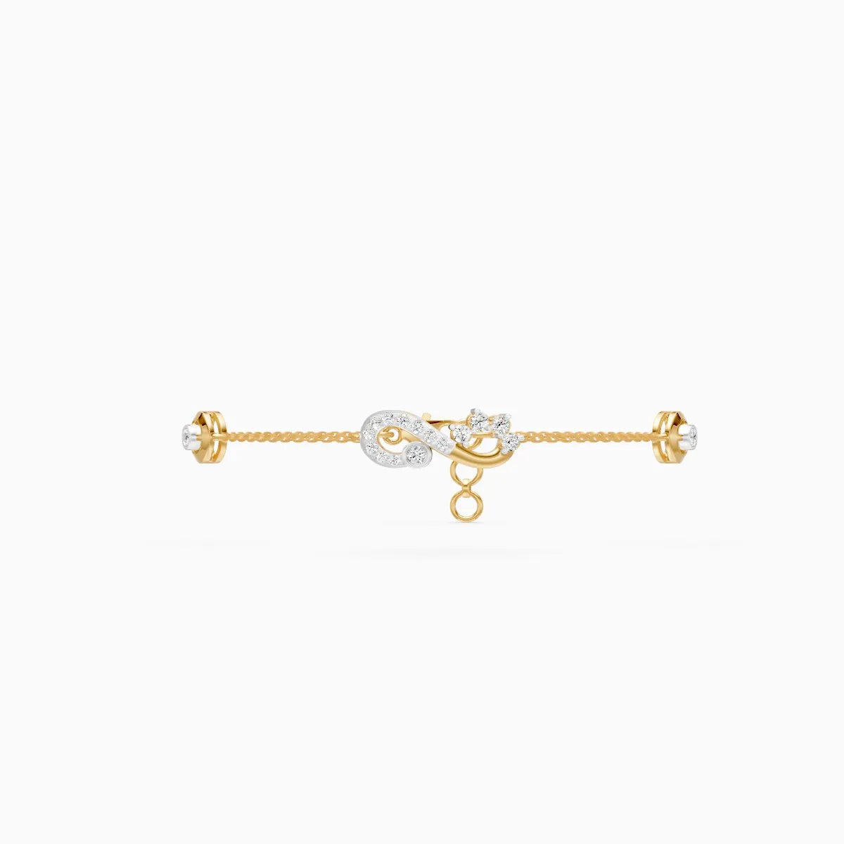 Infinity Shape Round Box Chain Bracelet