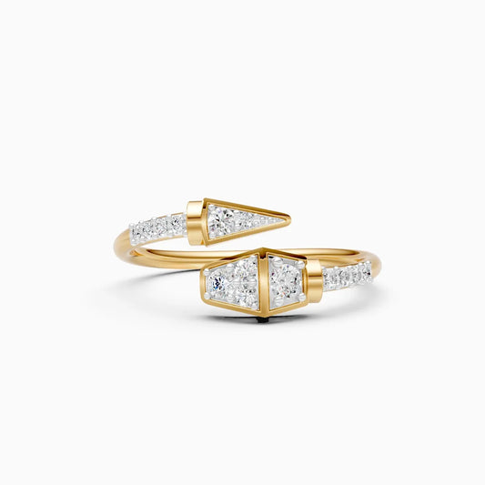 Asymmetric Geometric Cluster and Spike Open Bypass Ring