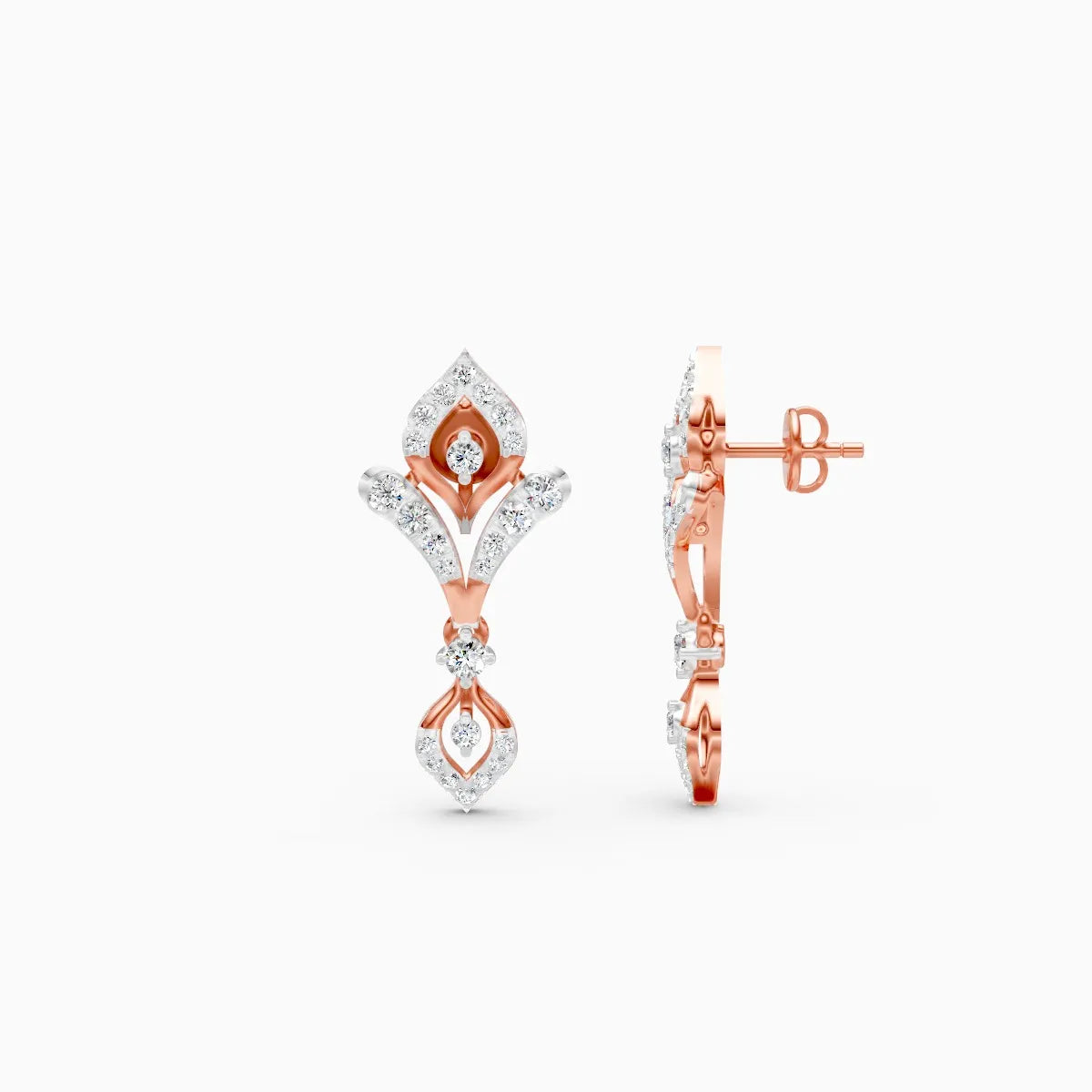 Petal Aura Lab Grown Diamond Earrings