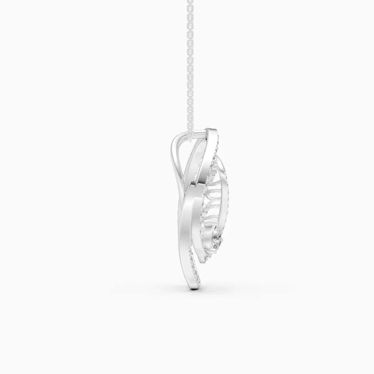 Eternal Swirl Lab Grown Diamond Necklace Set