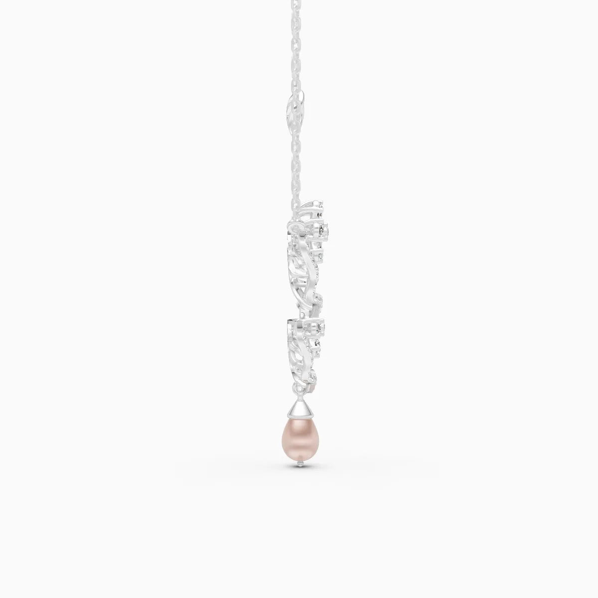 Blossom Leaf Lab Grown Diamond Pendant