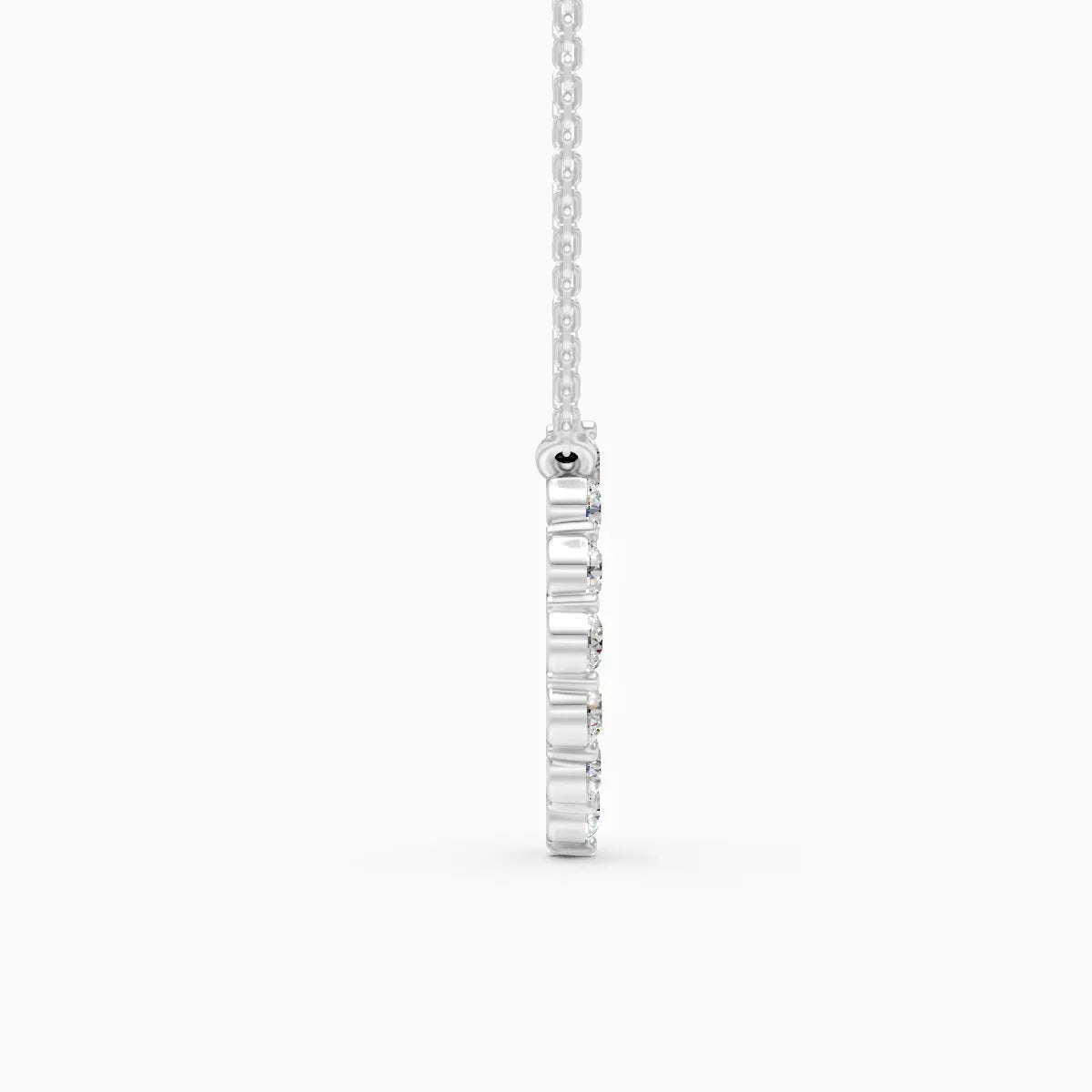 Marquise Shape Halo Lab Grown Diamond Pendant